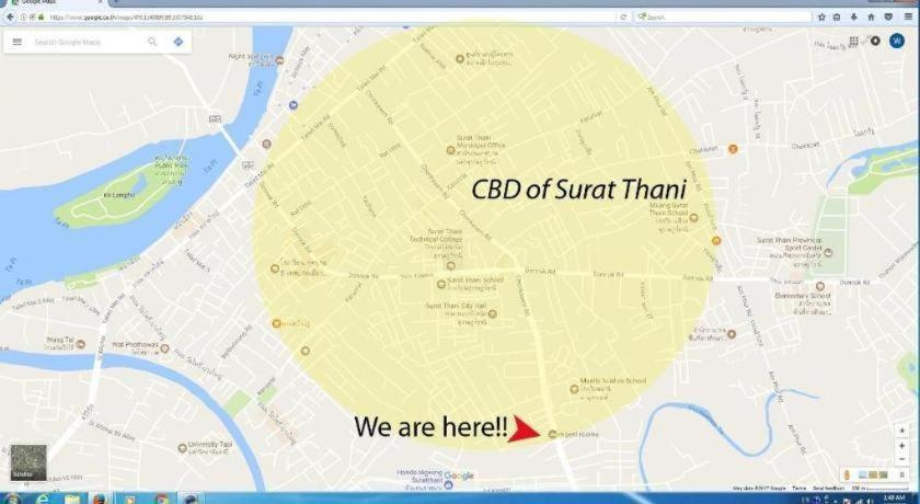 Regent Room Hotel Surat Thani Eksteriør billede